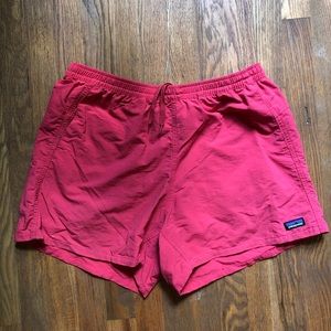 Deep Pink Patagonia Baggies Large